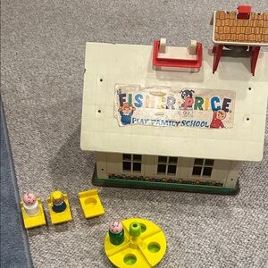 Fisher-Price Play Family School with Yellow and Green Accents